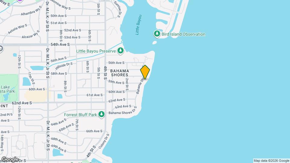 5810 Bahama Shores Dr S Mapa y Detalles de la Ubicación