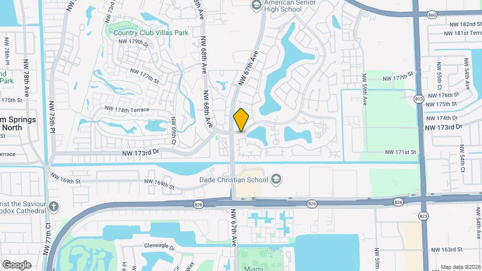 6561 NW 172nd Ln Map and Location Details