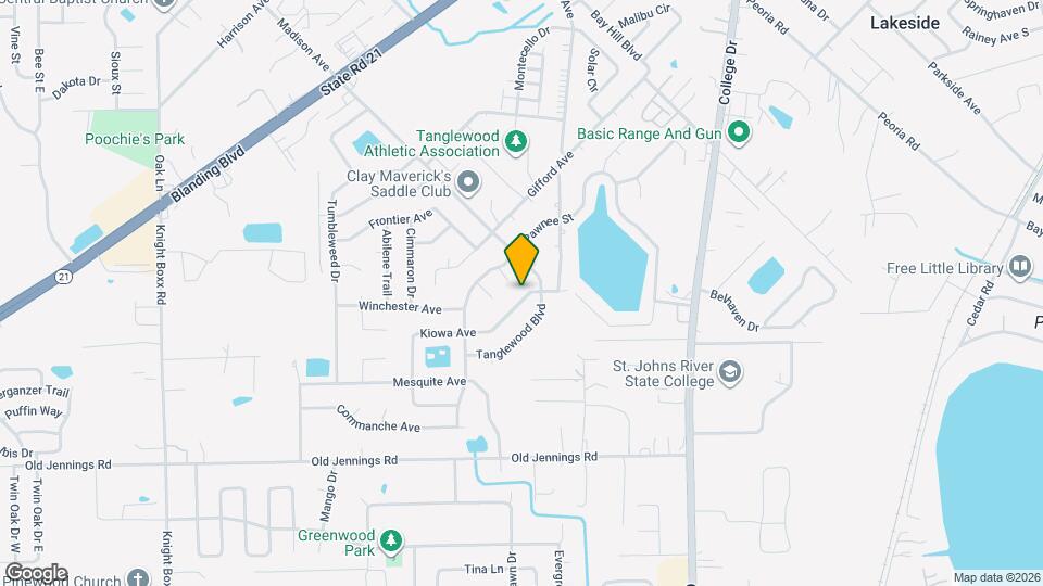 2863 Kiowa Ave Map and Location Details