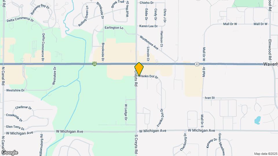 522 N Creyts Rd Map and Location Details