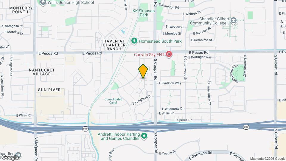 1220 S Amber St Map and Location Details