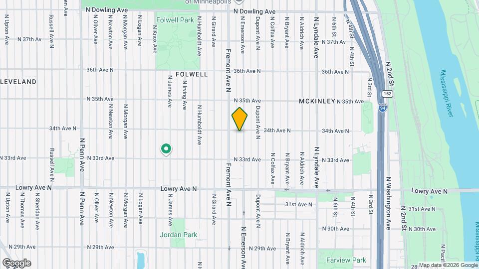 3347 Emerson Ave N Map and Location Details