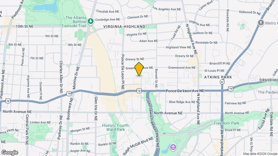 795 St Charles Ave NE Map and Location Details