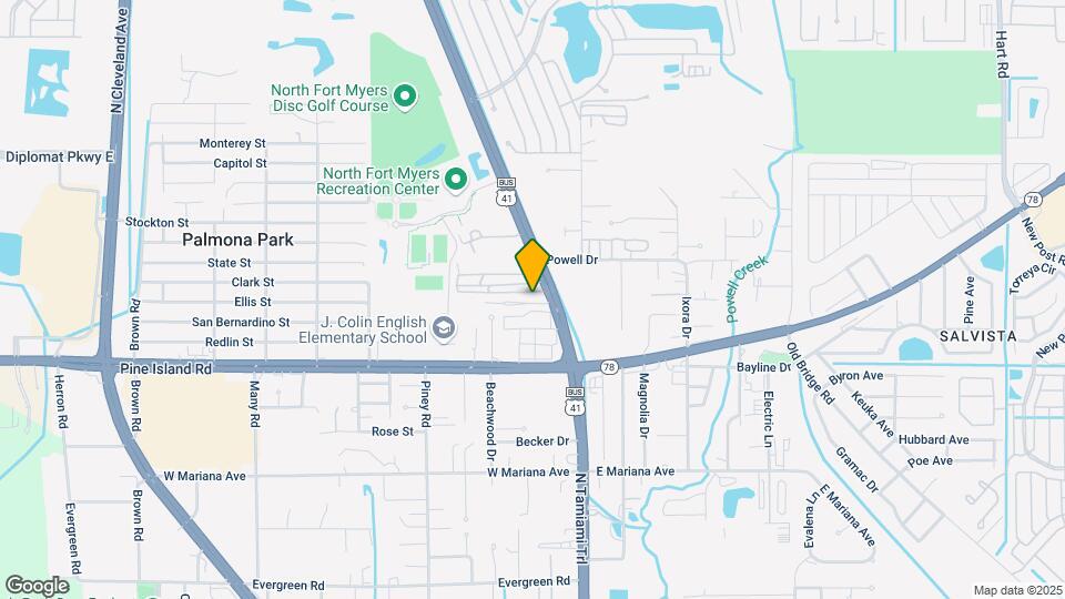 1845 N Tamiami Trl Map and Location Details