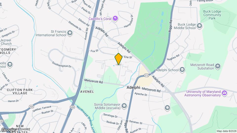 1828 Metzerott Rd Map and Location Details