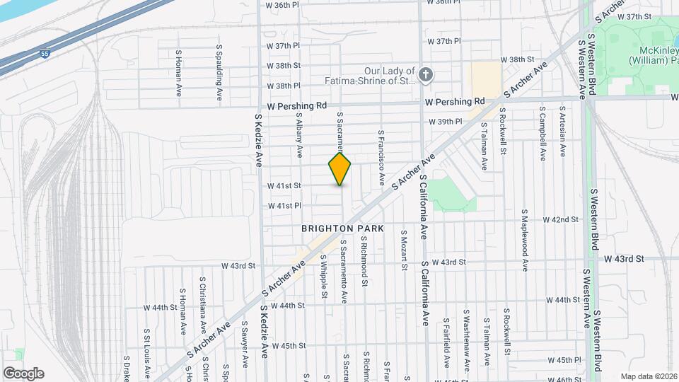 3001 W 41st St, Unit 1F Mapa y Detalles de la Ubicación