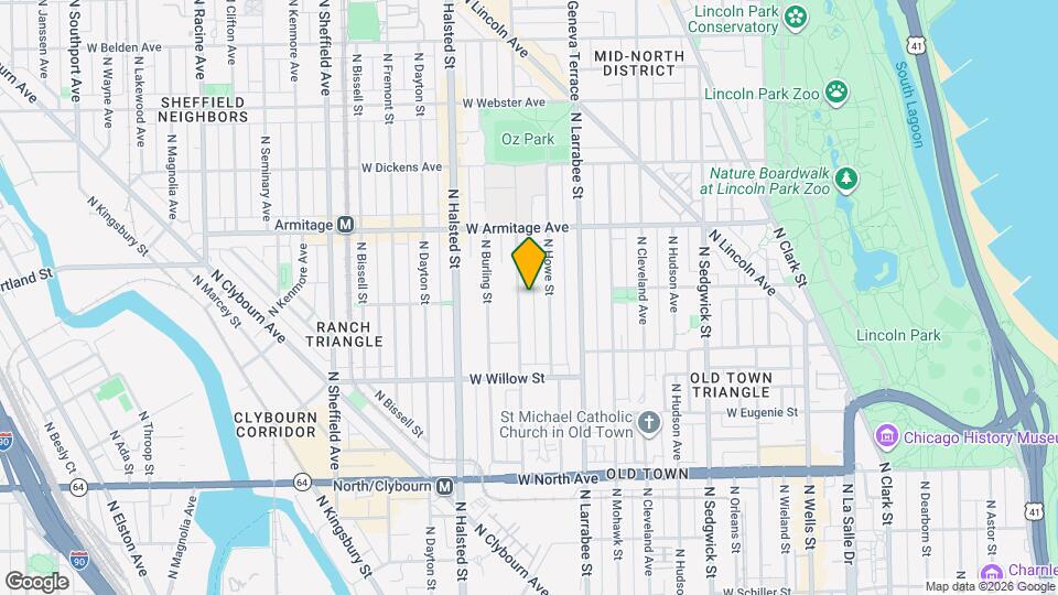 1901 N Orchard St Map and Location Details