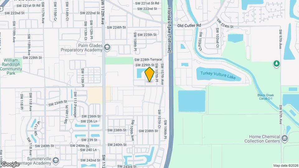 10821 SW 232nd St Map and Location Details
