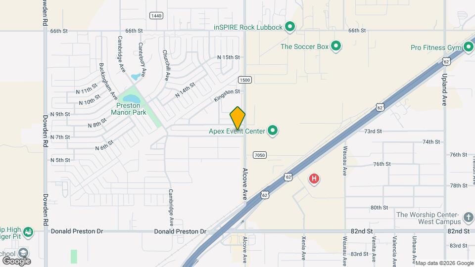 1246 N 7th St Map and Location Details