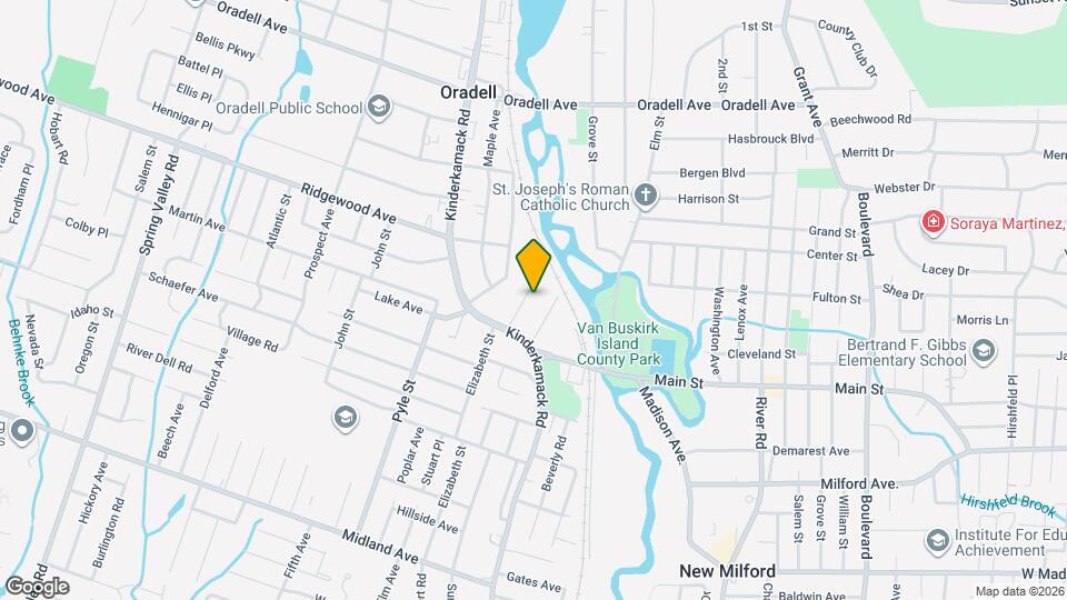 260 Garden Pl Map and Location Details