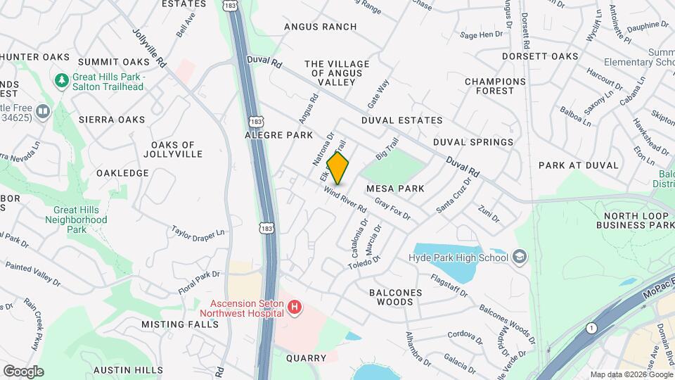 11519 Fast Horse Dr Mapa y Detalles de la Ubicación