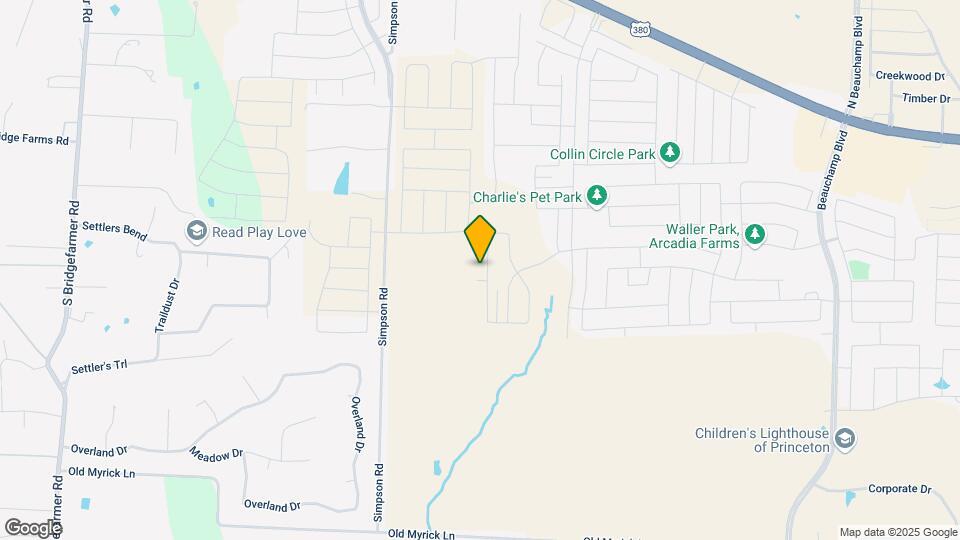 1330 Cherrybark Dr Mapa y Detalles de la Ubicación