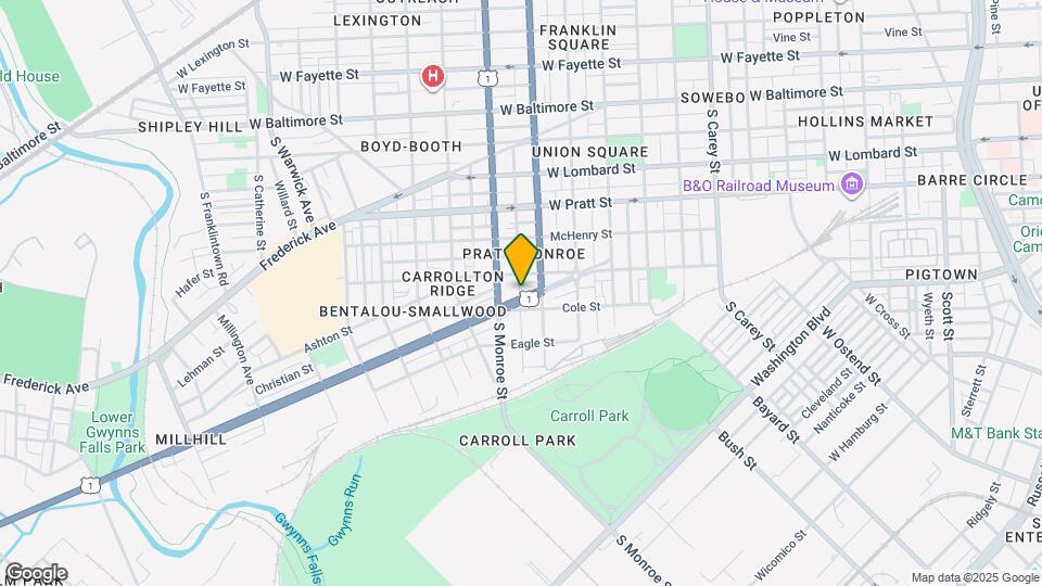 1828 Wilkens Ave Mapa y Detalles de la Ubicación