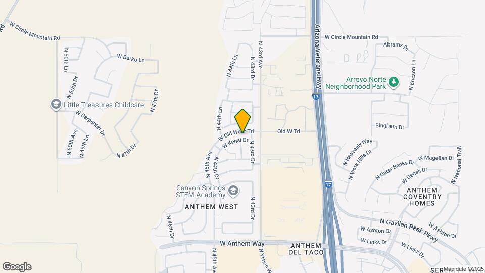 4326 W Kenai Dr Mapa y Detalles de la Ubicación