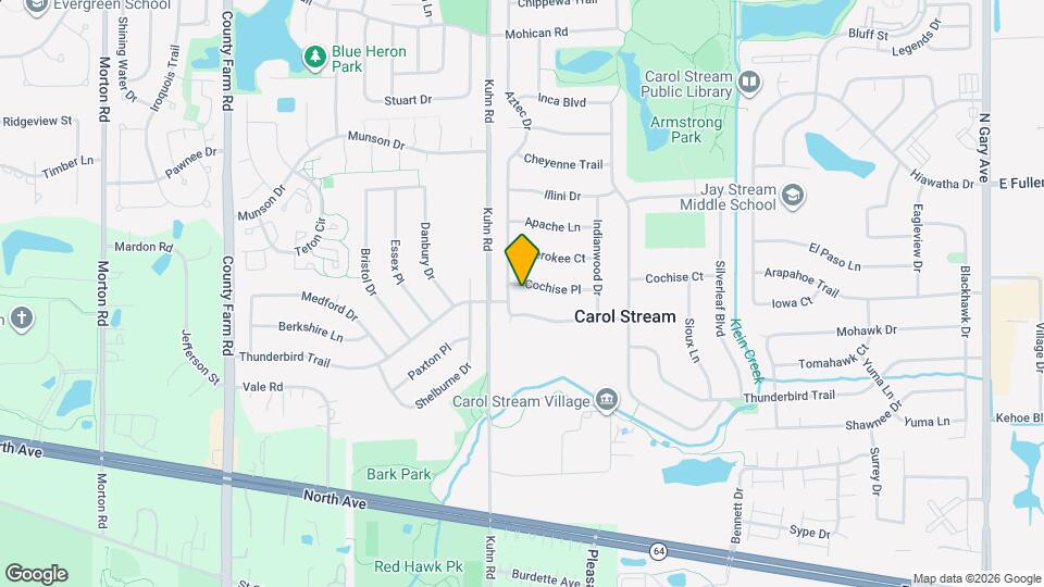 574 Cochise Pl Map and Location Details