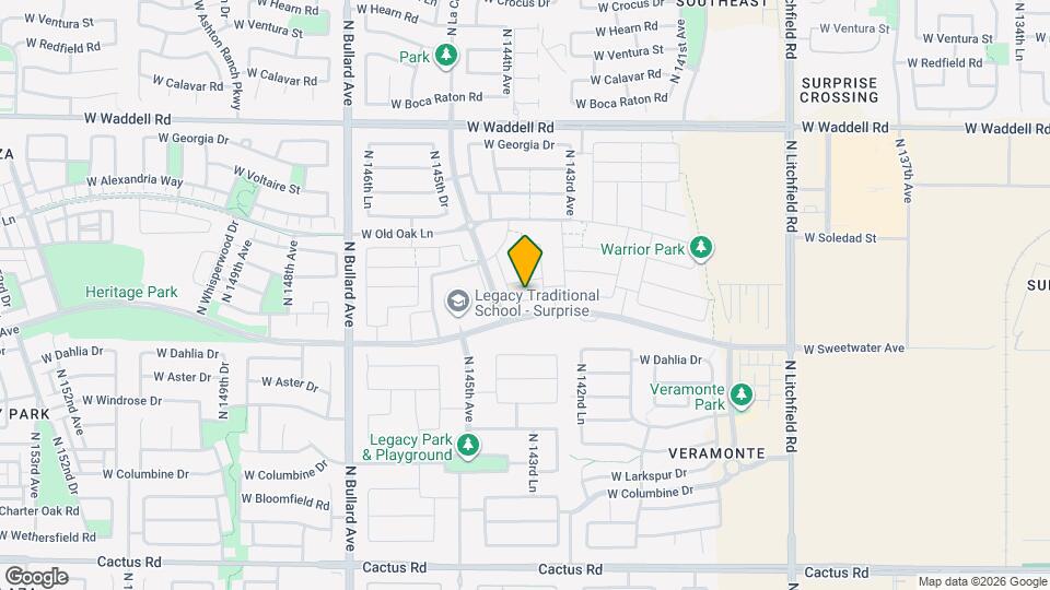 14380 W Valentine St Map and Location Details