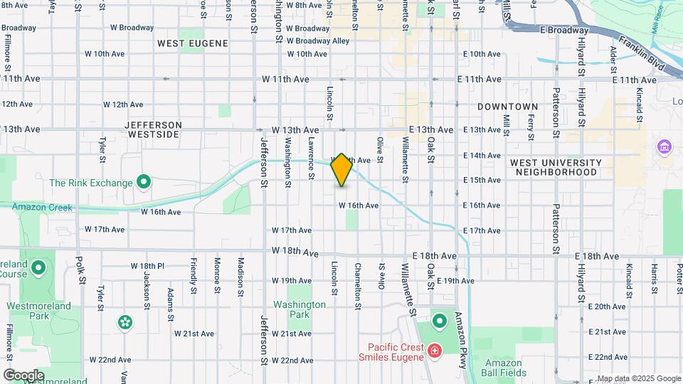 1545 Lincoln St Map and Location Details