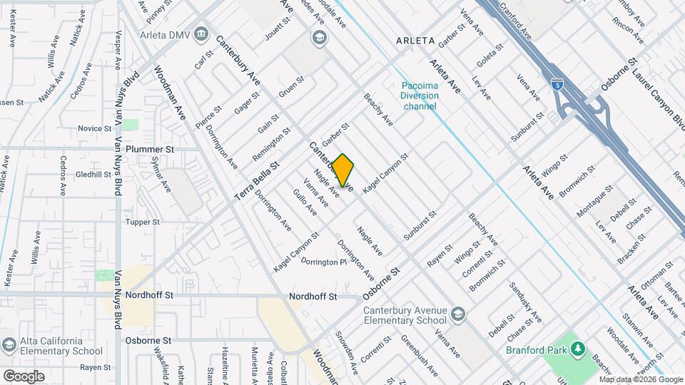 9362 Nagle Ave Mapa y Detalles de la Ubicación