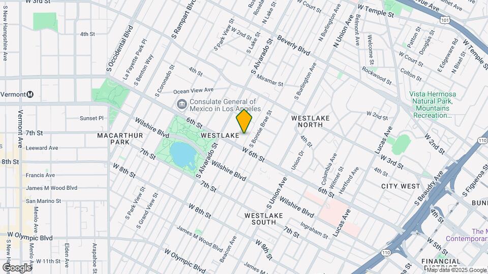 502 S Westlake Ave Map and Location Details