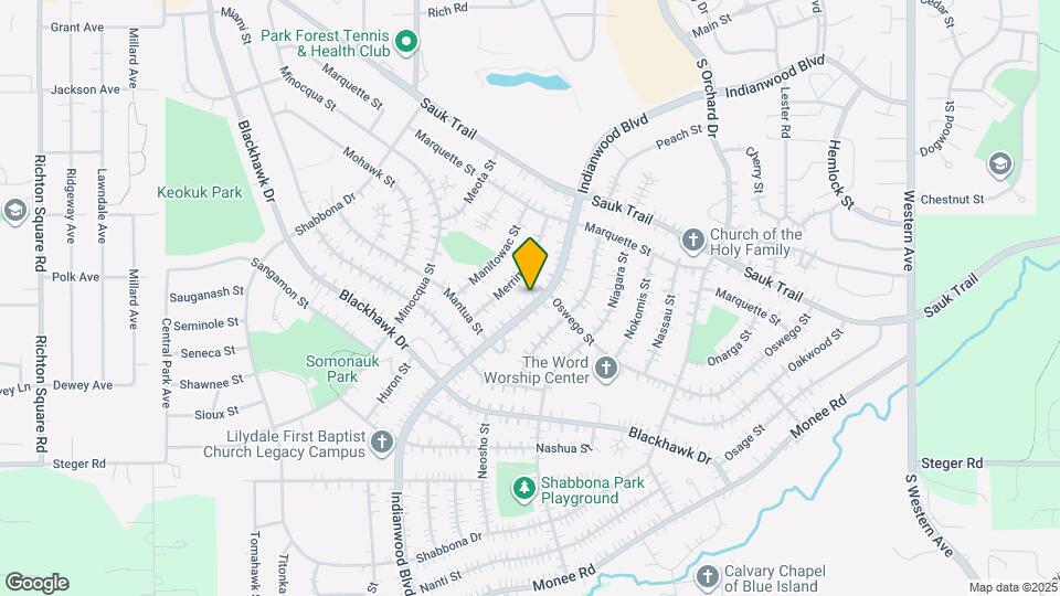 338 Indianwood Blvd Mapa y Detalles de la Ubicación