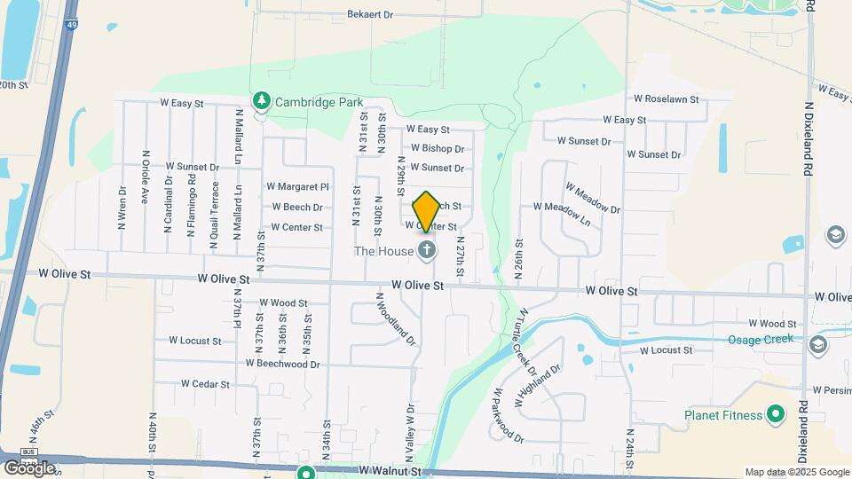 2805 W Mockingbird Ln Mapa y Detalles de la Ubicación