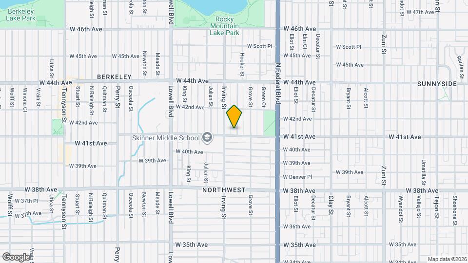 4115 Hooker St Map and Location Details