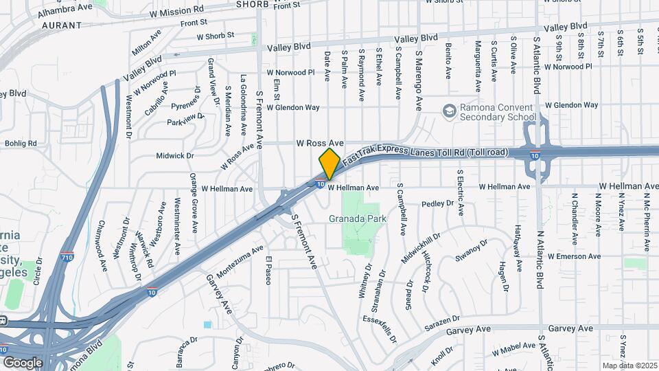 2117 W Hellman Ave Mapa y Detalles de la Ubicación