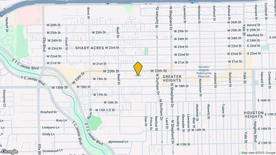 921 W 19th St Map and Location Details