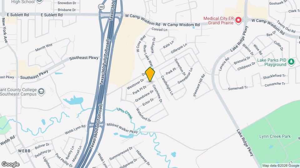 2806 Park Pl Dr Map and Location Details