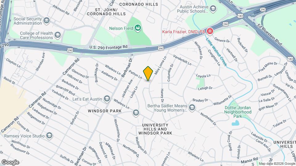 2003 Patton Ln Map and Location Details