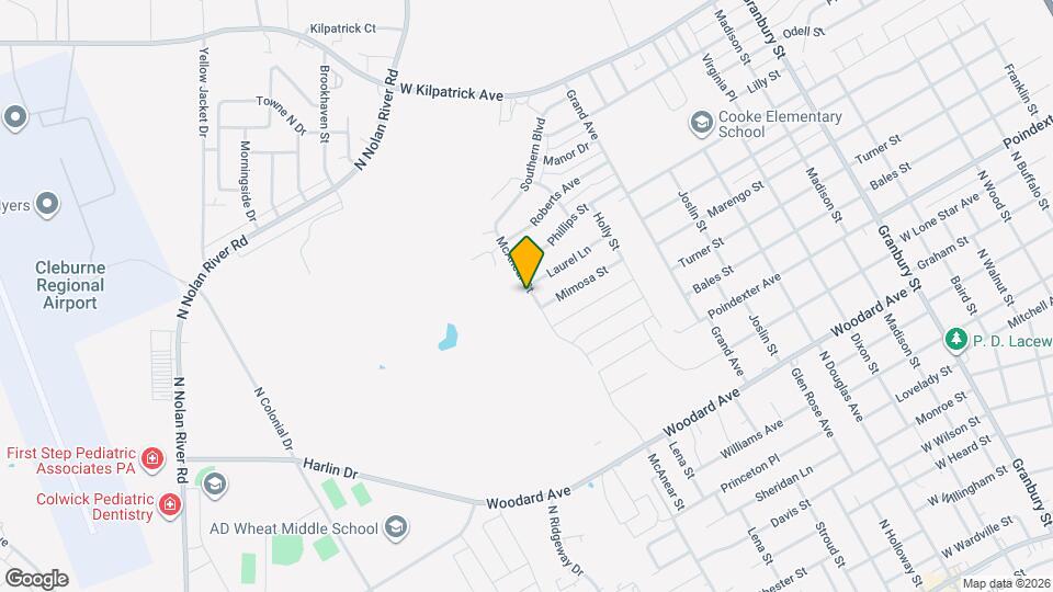 1507 McAnear St Map and Location Details