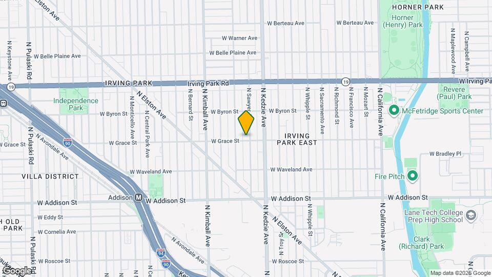 3234 W Grace St Map and Location Details