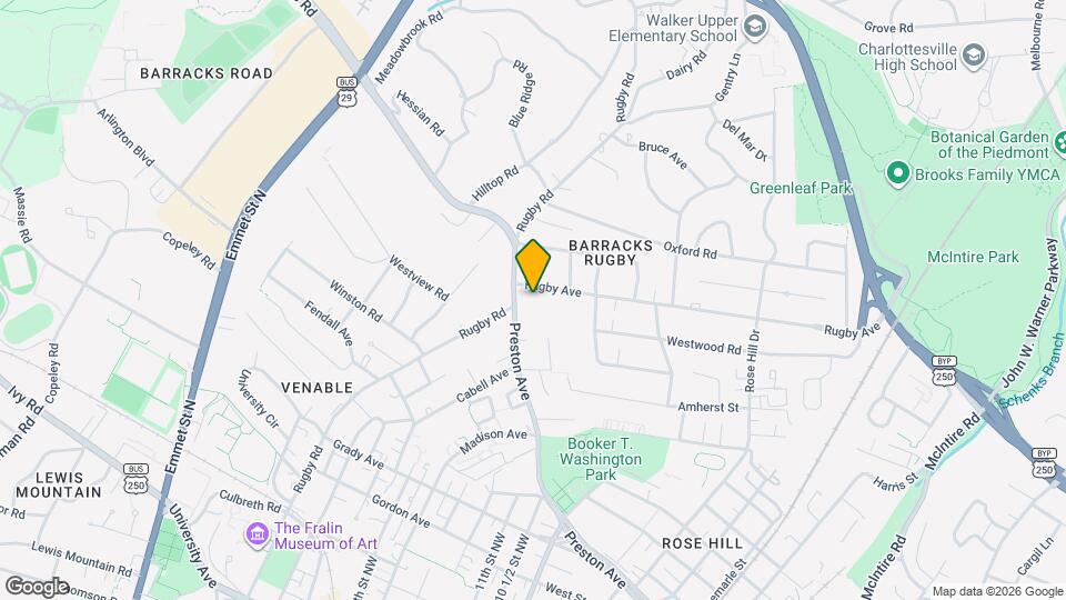 1718 Rugby Ave Map and Location Details