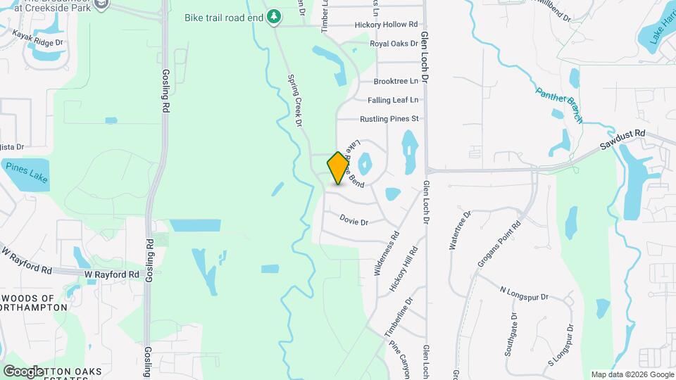 3426 Bristlecone Trail Mapa y Detalles de la Ubicación