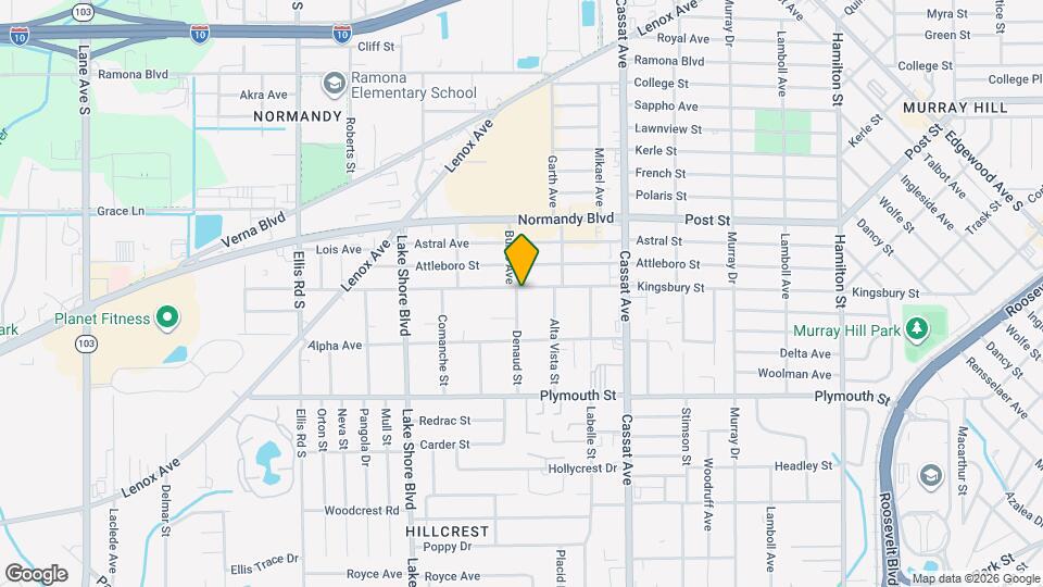 5150 Kingsbury St Map and Location Details