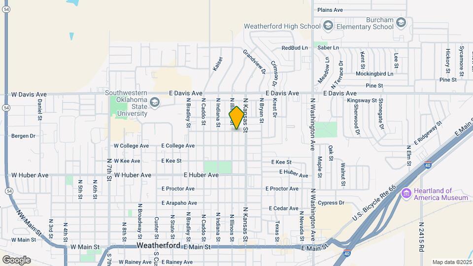 824 N Illinois St Map and Location Details