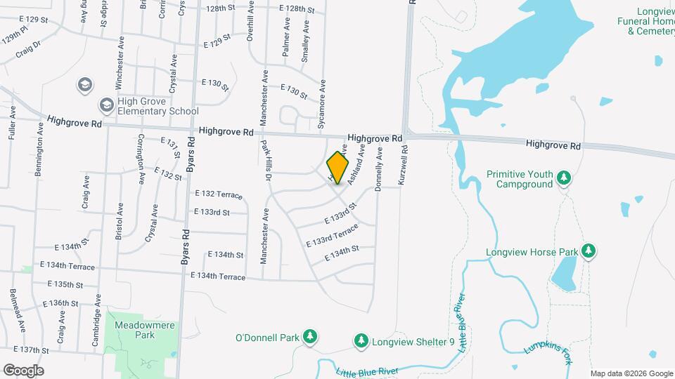 13144 Ashland Ave Map and Location Details