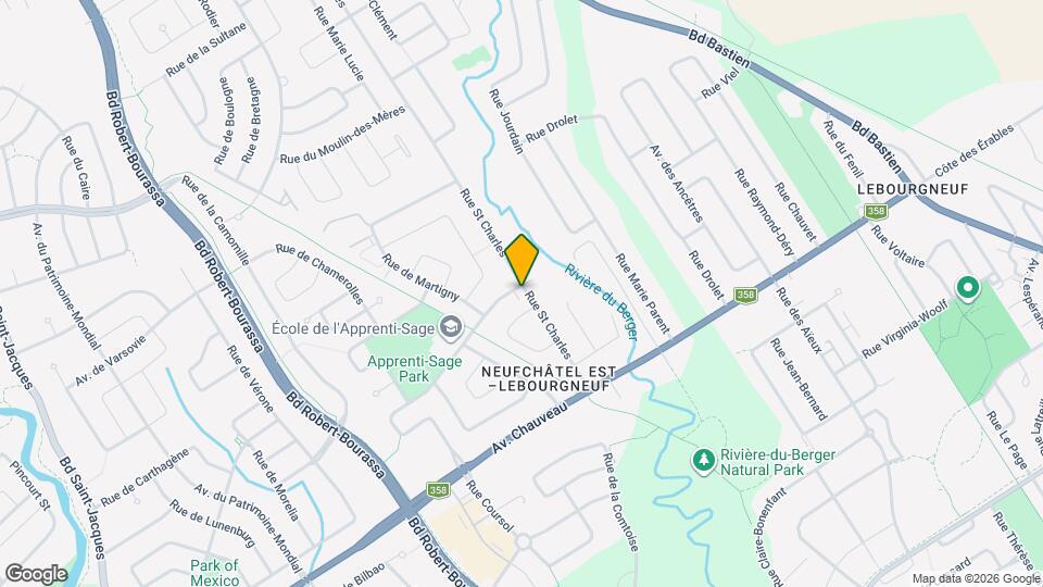 9295 Saint-Charles Rue Map and Location Details