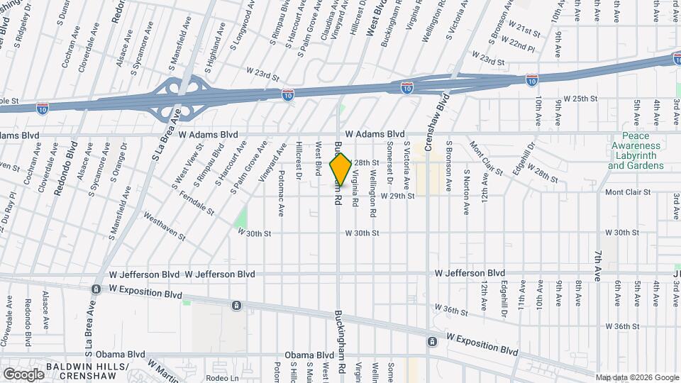 2848 Buckingham Rd, Unit 2848 7/8 Mapa y Detalles de la Ubicación