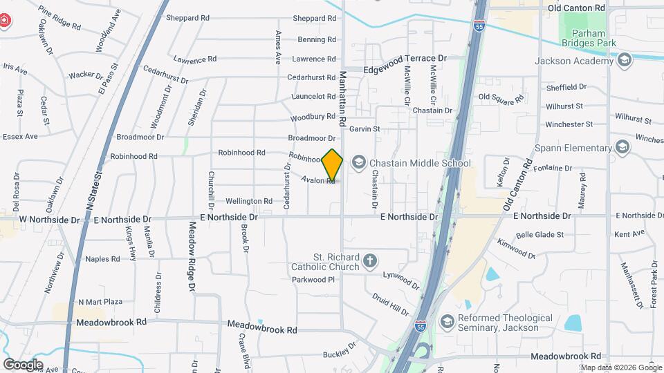 783 Avalon Rd Map and Location Details