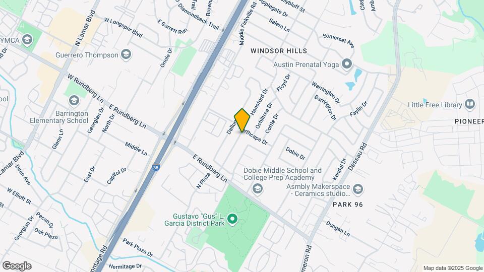9605 Hansford Dr Map and Location Details