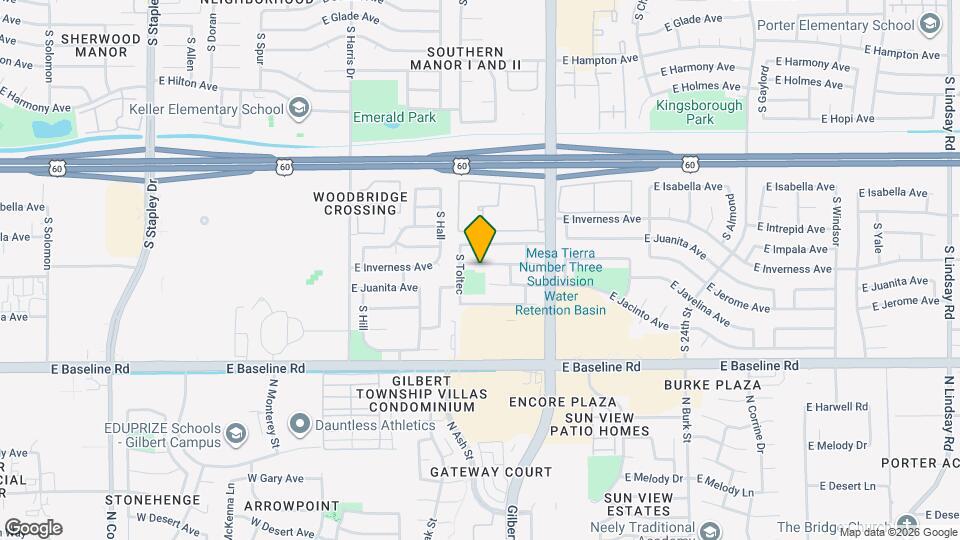 1839 E Inverness Ave Map and Location Details