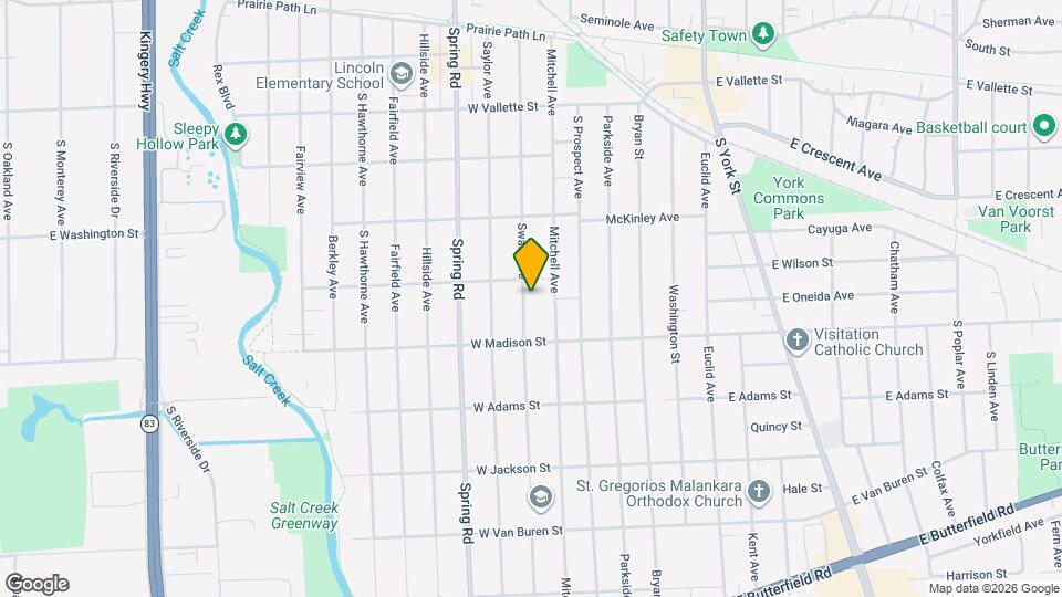 737 S Swain Ave Map and Location Details