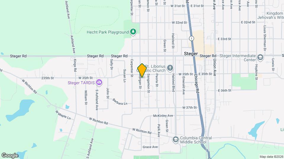 3515 Morgan St Map and Location Details