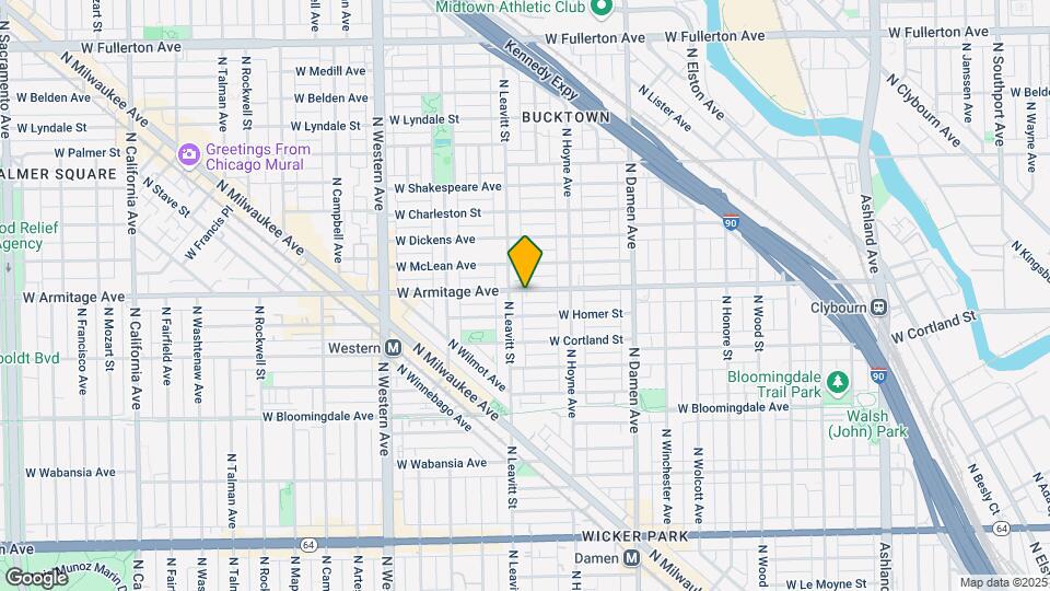 2147 W Armitage Ave Mapa y Detalles de la Ubicación