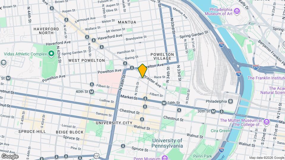 3631 Warren St Map and Location Details