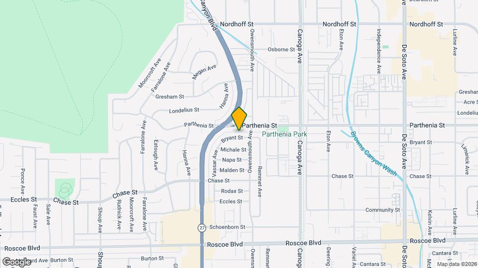21731 Bryant St Map and Location Details
