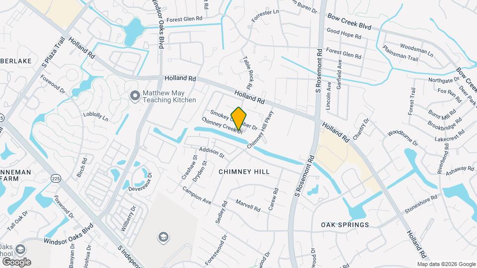 3860 Chimney Creek Dr Map and Location Details
