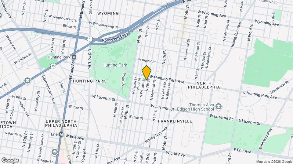 4142 N 7th St Map and Location Details