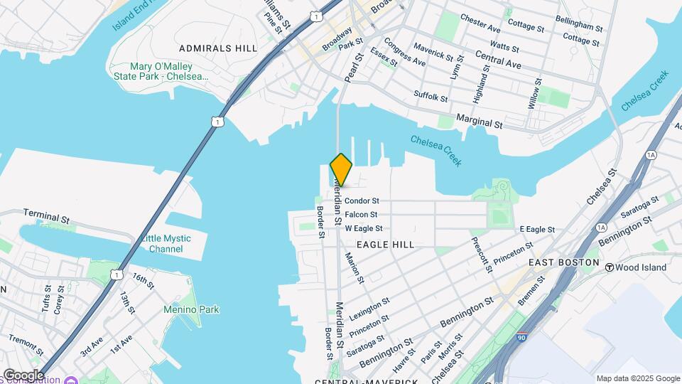 475 Meridian St, Unit 2 Map and Location Details